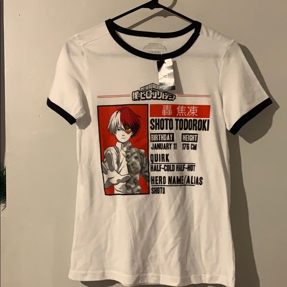 Hot Topic Shirts My Hero Academia Shirt Poshmark